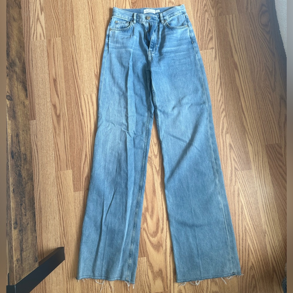 Other stories high rise loose wide leg jeans